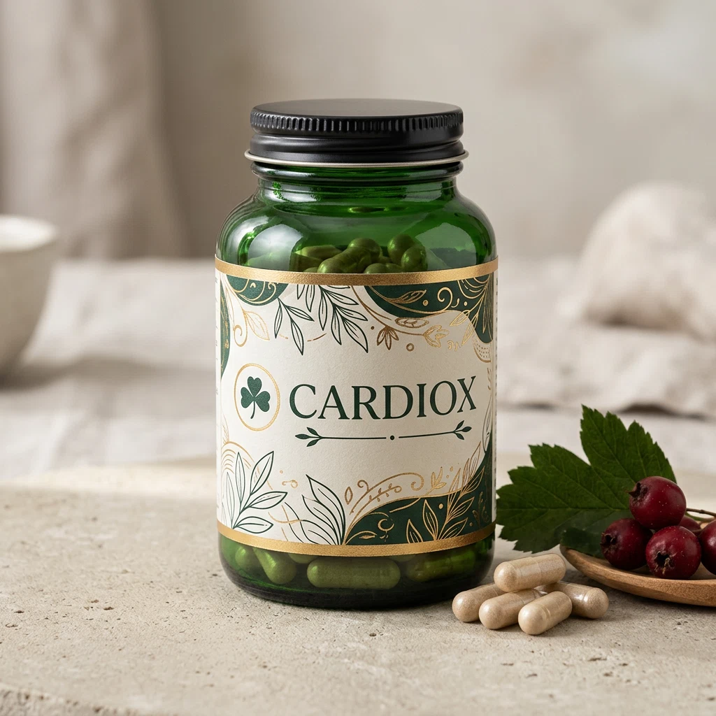 CardioX food supplement for circulation and energy bottle